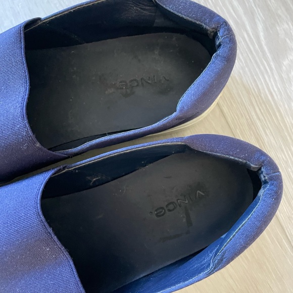 Vince Corbin Blue Slip On Sneakers Sz 7.5 - Picture 5 of 7